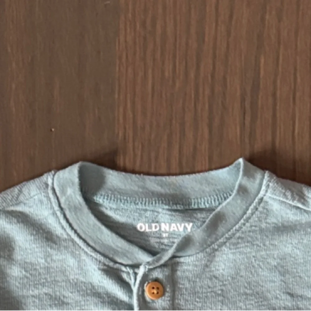 Old Navy Teal Short-Sleeve Pocket T-Shirt | 3T